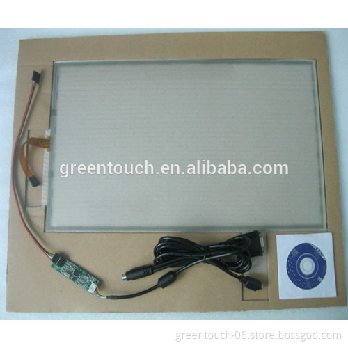 10.4,12.1,14,15,15.1,15.4,15.6,17,17.1,18.5,19,20,21.5,22 inch 5 wire resistive touch screen panel kits with EETI controller